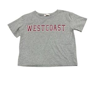 ROMWE Gray West Coast Tee for Kids